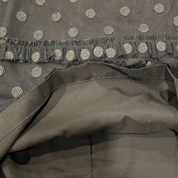 Part Two Polka-dot Lace Mini Dress, Black, 8 - Picture 8 of 10